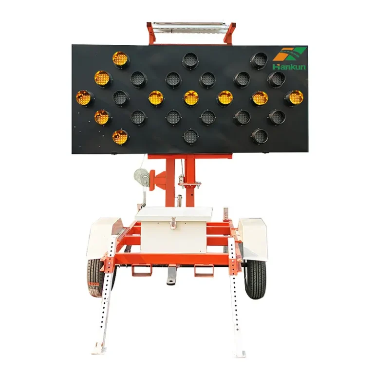 Movable Solar Vertical Mast Arrow Boards