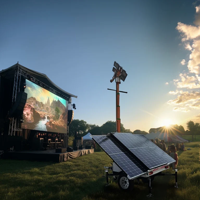 Mobile Solar Lighting Towers2