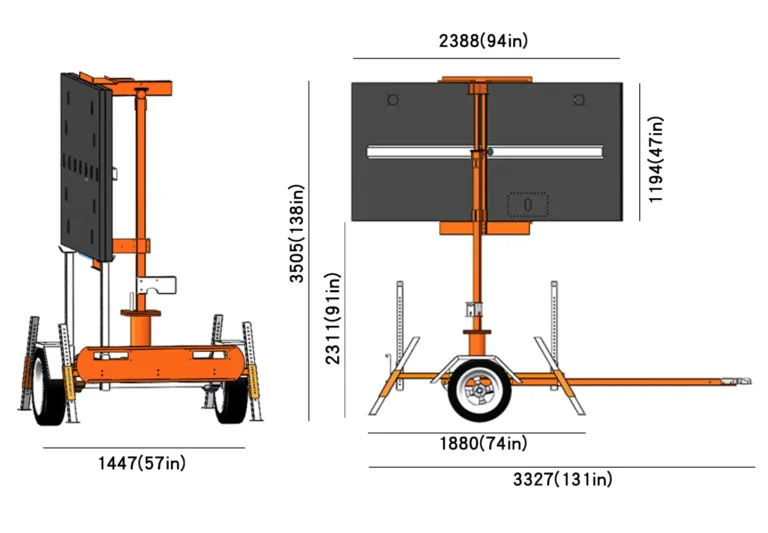 Movable Solar Vertical Mast Arrow Boards2
