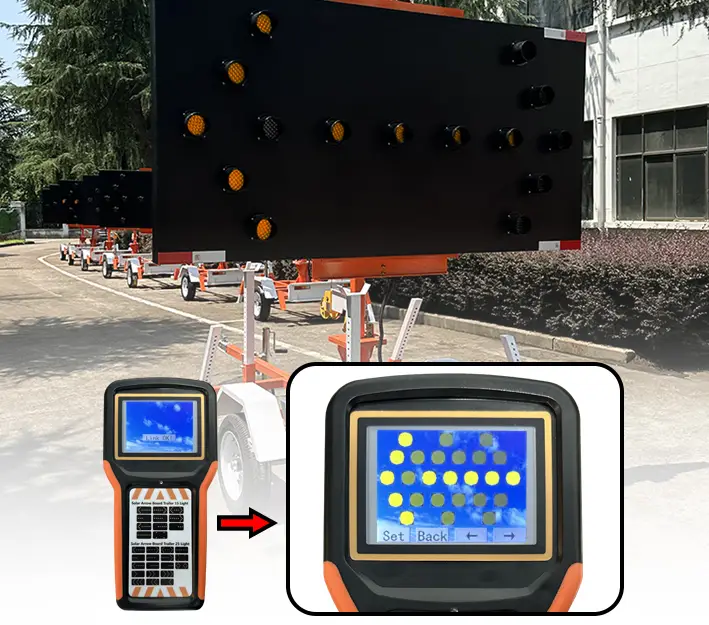 Movable Solar Vertical Mast Arrow Boards3