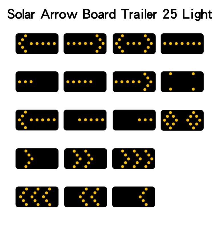 Solar Assist Arrow Board Trailer2