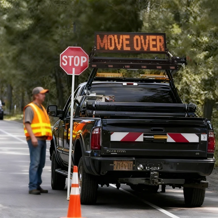 Solar-Powered Mobile Changeable Message Sign4