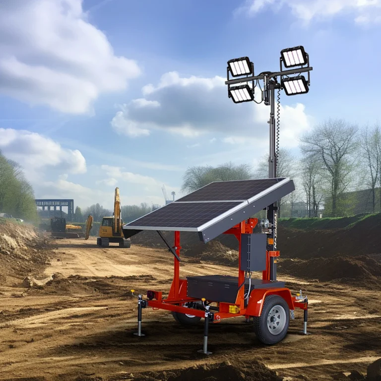 Solar Trailer Portable Light Tower 2